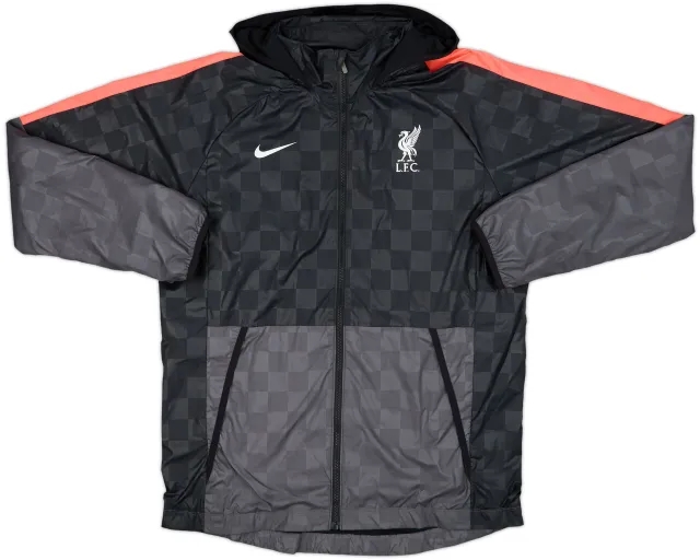 2020-21 Liverpool Nike Hooded Rain Jacket - 10/10 - (L)