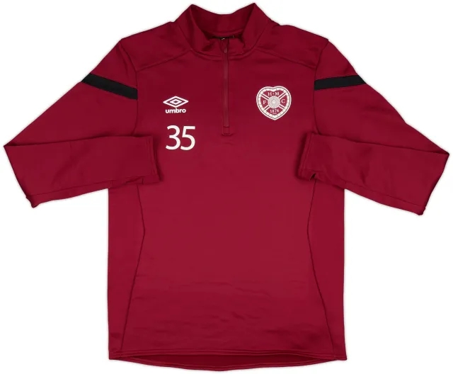 2018-19 Hearts Player Issue Umbro Training Top #35 - 8/10 - (M)