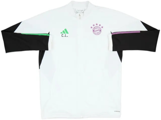 2023-24 Bayern Munich Staff Issue adidas Track Jacket CL - 7/10 - (L)