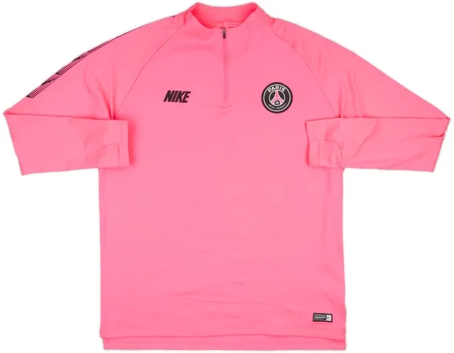 2019-20 Paris Saint-Germain Nike 1/4 Zip Training Top - 8/10 - (XL)