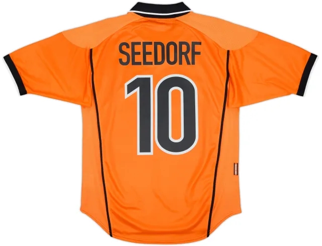 1998-00 Netherlands Home Shirt Seedorf #10 - 10/10 - (S)