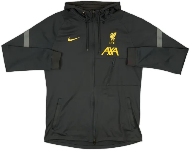 2021-22 Liverpool Nike Hooded Track Jacket - 8/10 - (L)