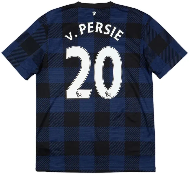 2013-14 Manchester United Away Shirt V.Persie #20 - 10/10 - (M)