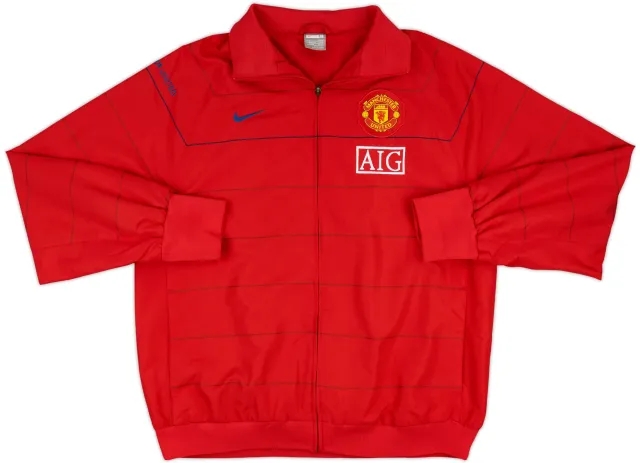 2008-09 Manchester United Nike Track Jacket - 8/10 - (L)