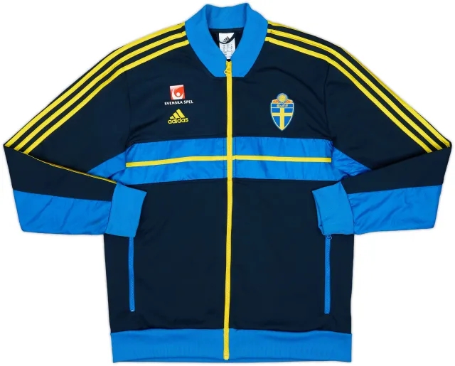 2013-14 Sweden adidas Track Jacket - 9/10 - (M)