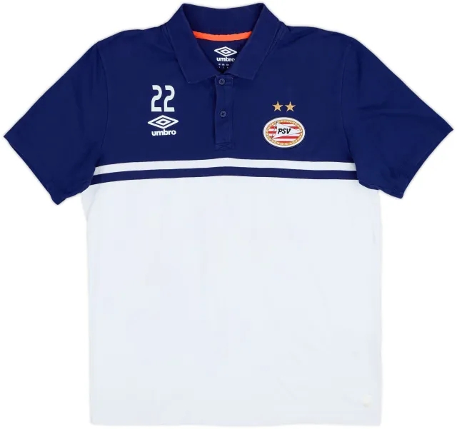 2017-18 PSV Player Issue Umbro Polo Shirt #22 - 10/10 - (L)