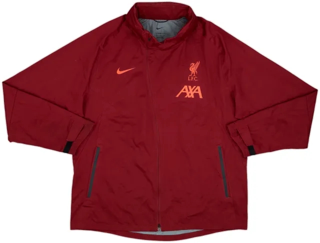 2021-22 Liverpool Nike Hooded Rain Jacket - 8/10 - (XL)