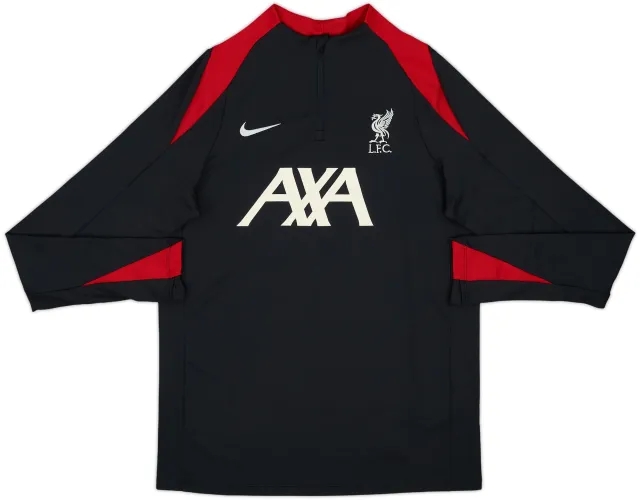 2024-25 Liverpool Nike 1/4 Zip Drill Top - 9/10 - (M)