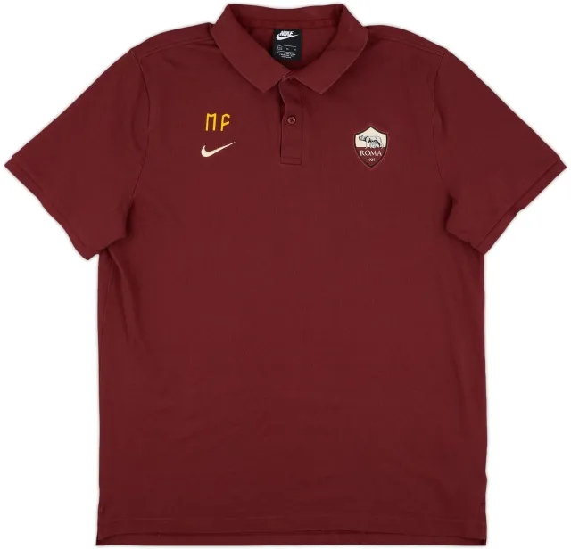 2019-20 Roma Nike Staff Issue Polo Shirt MF - 8/10 - (XL)