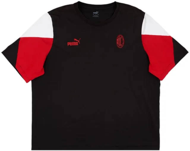 2021-22 AC Milan Puma Cotton Tee - 9/10 - (XXL)