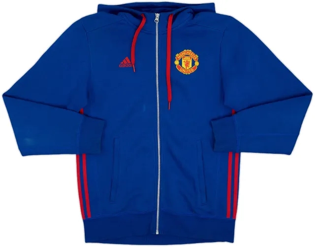 2016-17 Manchester United adidas Hooded Track Jacket - 7/10 - (S)