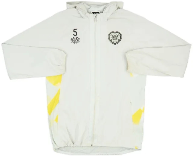 2024-25 Hearts Player Issue Umbro Hooded Track Jacket #5 - 7/10 - (M)