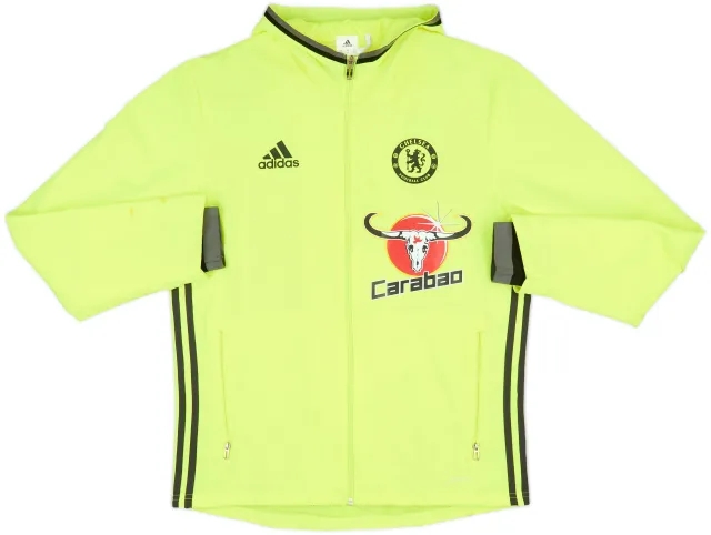 2016-17 Chelsea adidas Hooded Track Jacket - 5/10 - (M)