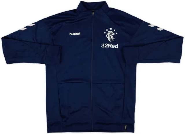 2018-19 Rangers Hummel Track Jacket - 10/10 - (M)