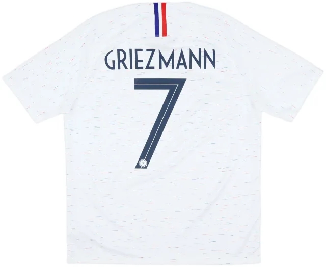 2018 France Away Shirt Griezmann #7 - 8/10 - (L)