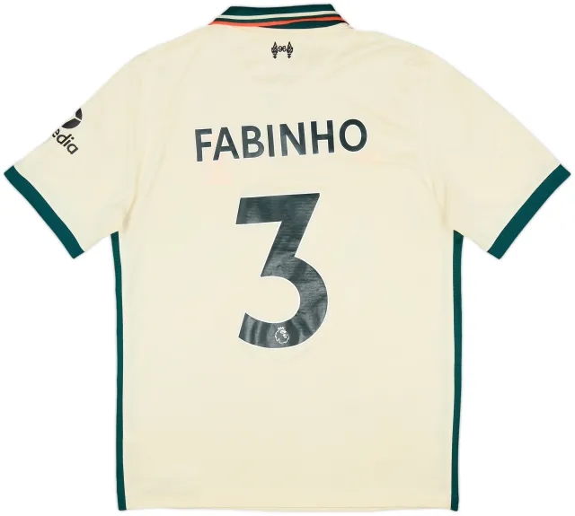 2021-22 Liverpool Away Shirt Fabinho #3 - 7/10 - (M)
