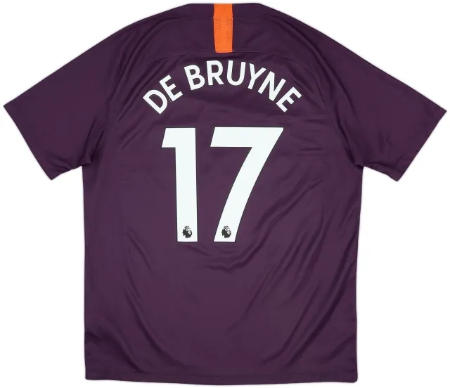 2018-19 Manchester City Third Shirt De Bruyne #17 - 8/10 - (L)