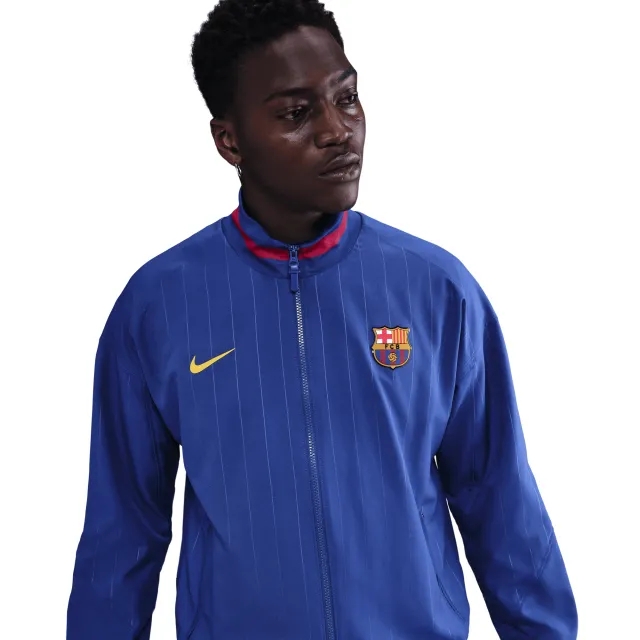 Barcelona Nike Anthem Jacket - Royal Blue