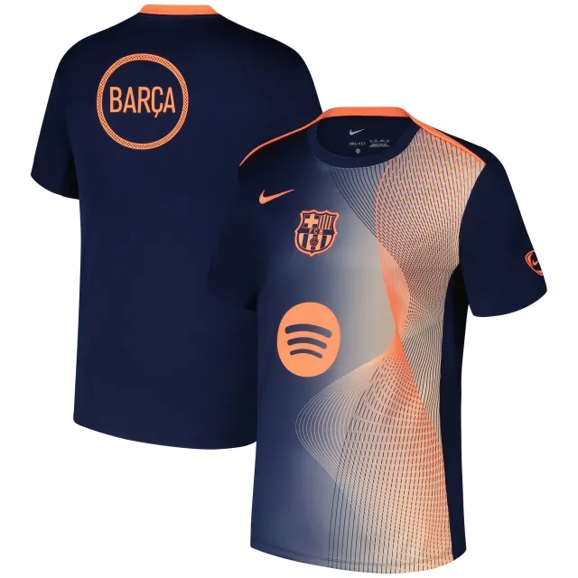 Barcelona Nike Pre Match Third Shirt - Navy