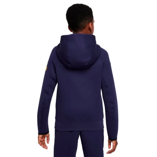 Barcelona Nike Tech Fleece Hoodie - Purple - Kids