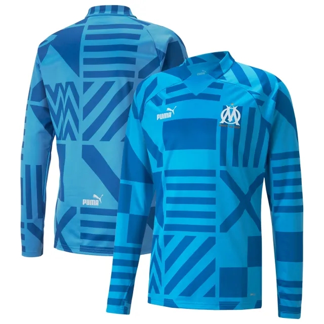 Olympique de Marseille Pre Match Sweat - Blue