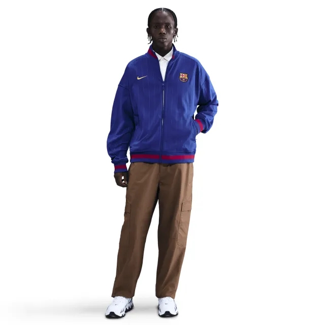 Barcelona Nike Academy Anthem Jacket - Royal Blue