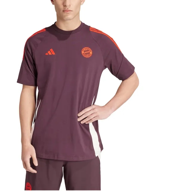 FC Bayern adidas Training T-Shirt - Maroon