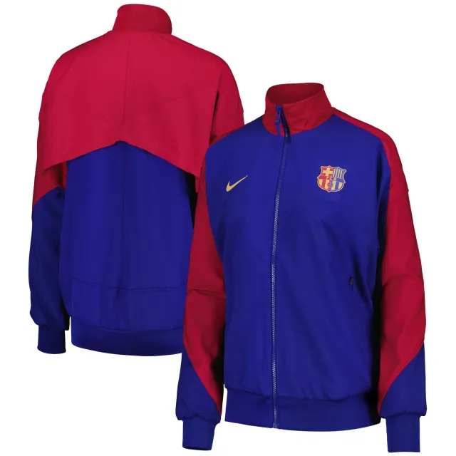 Barcelona Nike Strike Anthem Jacket - Royal Blue - Womens