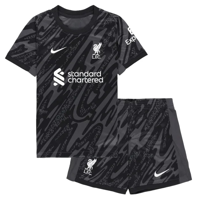 Liverpool Nike Home Goalkeeper Kit 2024-25 - Infants