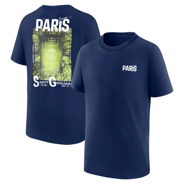 PSG Nike Photo T-Shirt - Navy - Kids