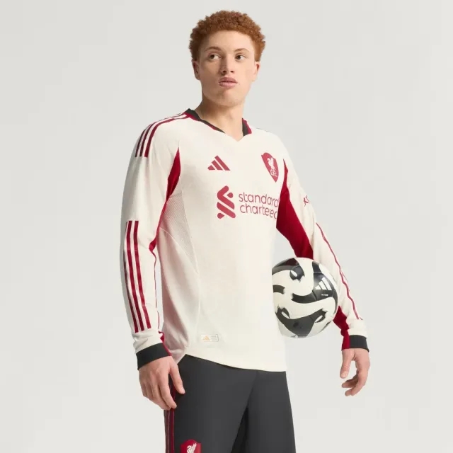 Liverpool adidas Away Authentic Shirt 2025-26 - Long Sleeve