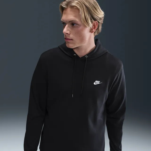 Nike Sportswear Club Men's Knit Pullover Hoodie - Black