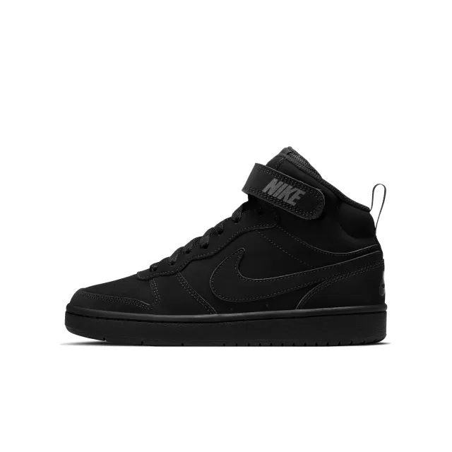 Nike Court Borough Mid 2 Big Kids' Shoes - Black
