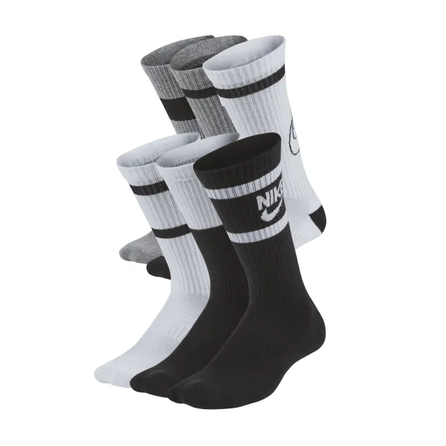 Nike Everyday Kids' Cushioned Crew Socks - Multi-Colour