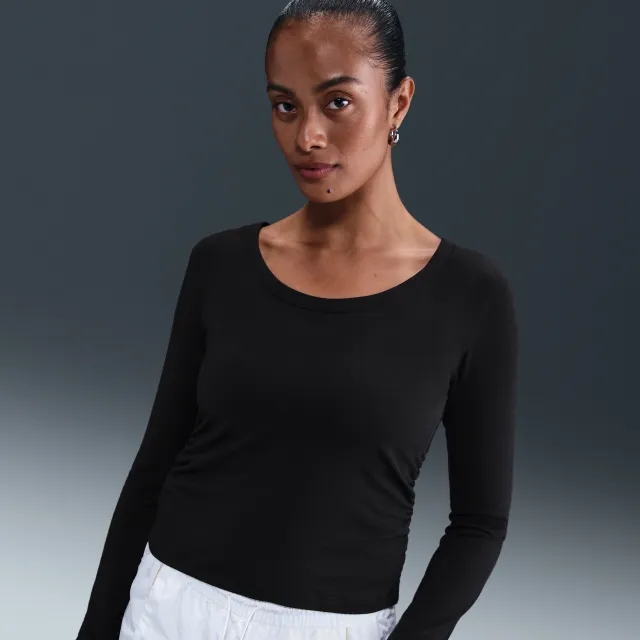 Nike Sportswear Chill Knit Women's Long-Sleeve Top - Black
