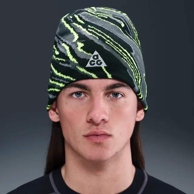 Nike ACG Peak 'Big Bend' Beanie - Grey - Recycled Polyester