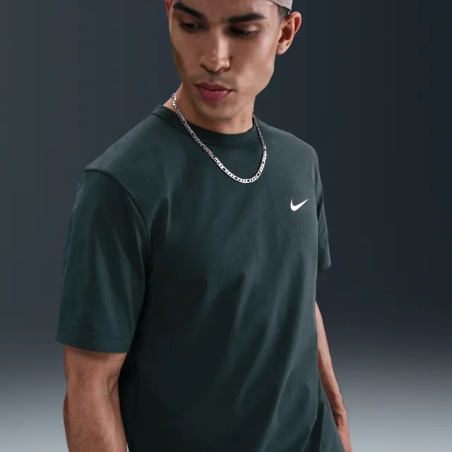 Nike Hyverse Men's Dri-FIT UV Short-sleeve Versatile Top - Green - Recycled Polyester Minimum