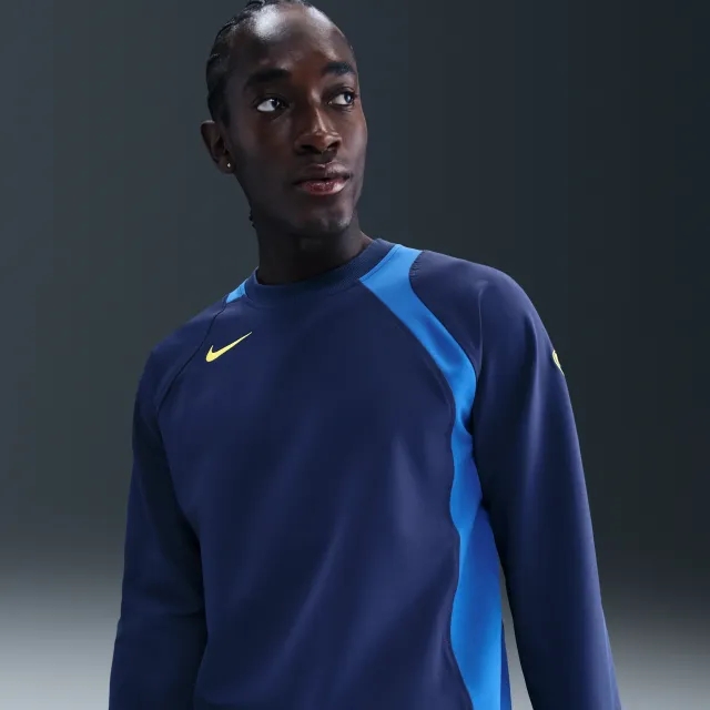 Nike Total 90 Men's Repel Football Crew-Neck Top - Blue - Sustainable Materials