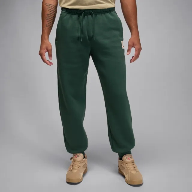 Nike Jordan Brooklyn Fleece Men's Trousers - Green - Fleece