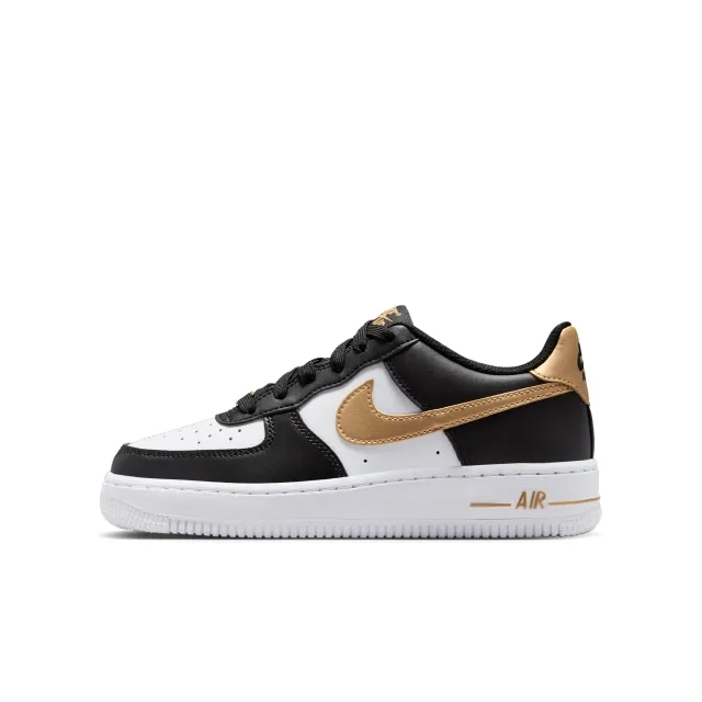 Nike Air Force 1 Older Kids' Shoes - Black