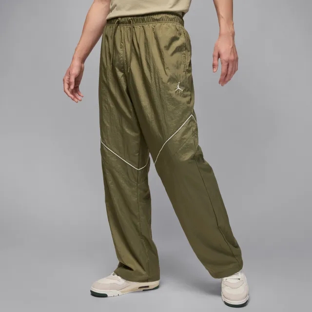 Nike Jordan Brooklyn Men's Draft Trousers - Green - Recycled Polyester Minimum