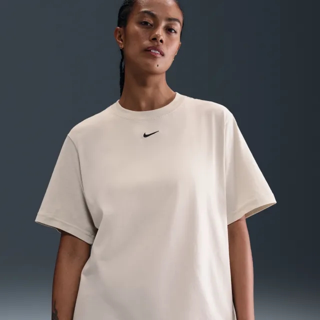 Nike Sportswear Essential Women's T-Shirt - Grey - Organic Cotton Minimum