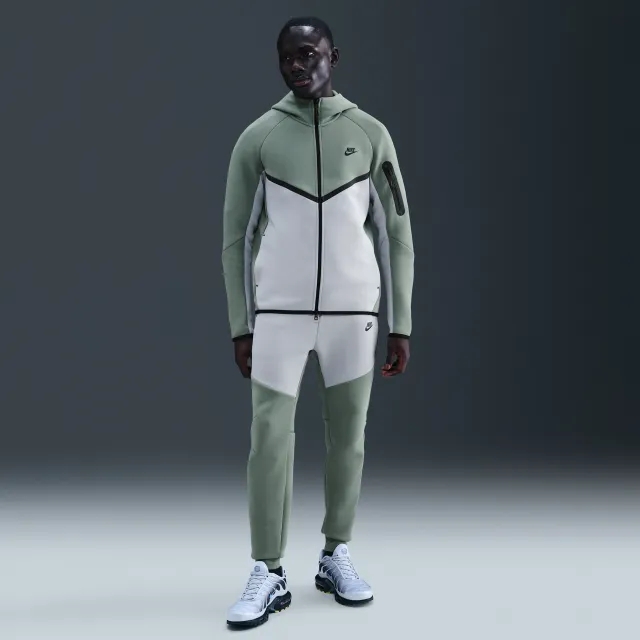 Nike Tech Men's Fleece Joggers - Grey - Synthetics