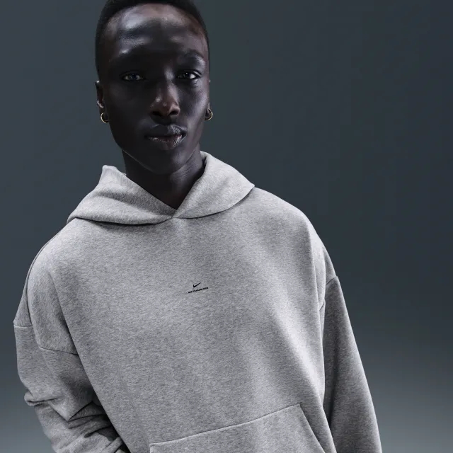 Nike Standard Issue Therma-FIT Brushed Basketball Pullover Hoodie - Grey - Fleece