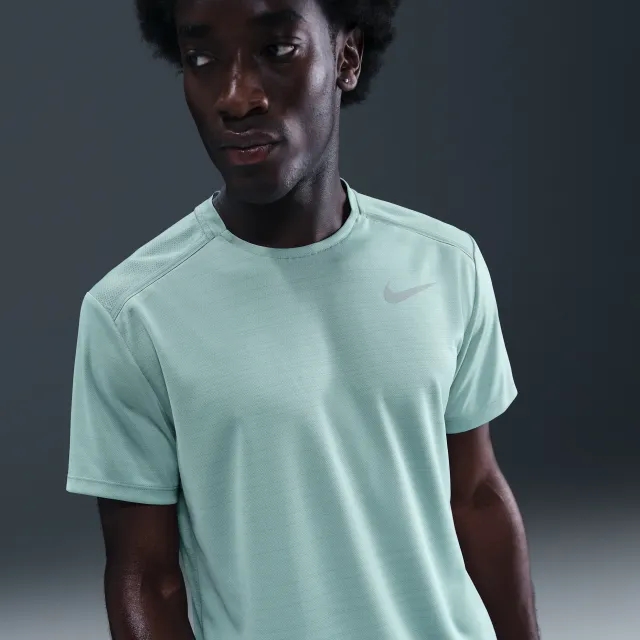 Nike Miler Men's Short-Sleeve Running Top - Green
