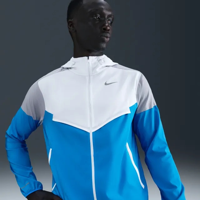 Nike Impossibly Light Windrunner Men's Running Jacket - White - Recycled Polyester Minimum