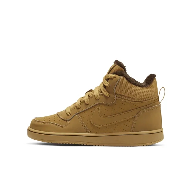 Nike Court Borough Mid Older Kids' Shoes - Yellow
