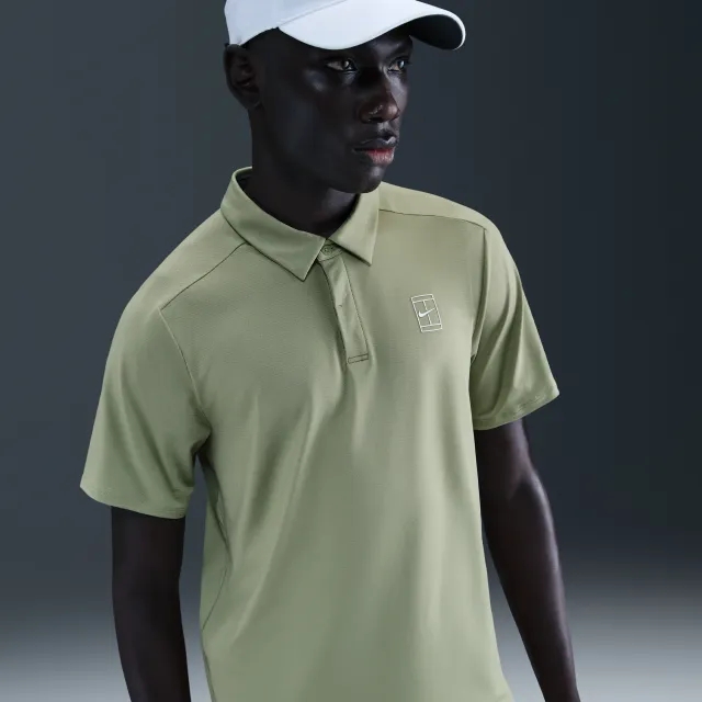 NikeCourt Advantage Men's NikeCourt Polo - Green - Recycled Polyester Minimum