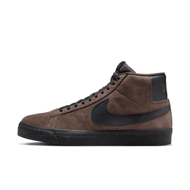 Nike SB Zoom Blazer Mid Skate Shoes - Brown