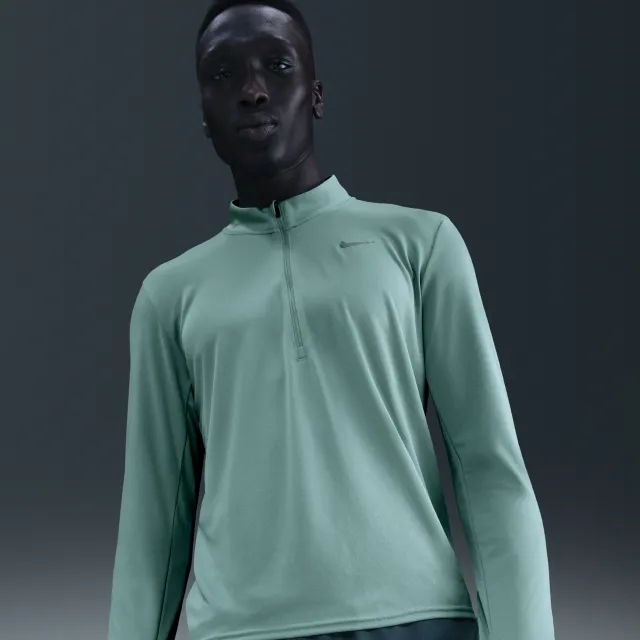 Nike Pacer Men's Dri-FIT 1/2-Zip Running Top - Green - Recycled Polyester
